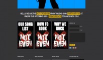 Band Website in WordPress